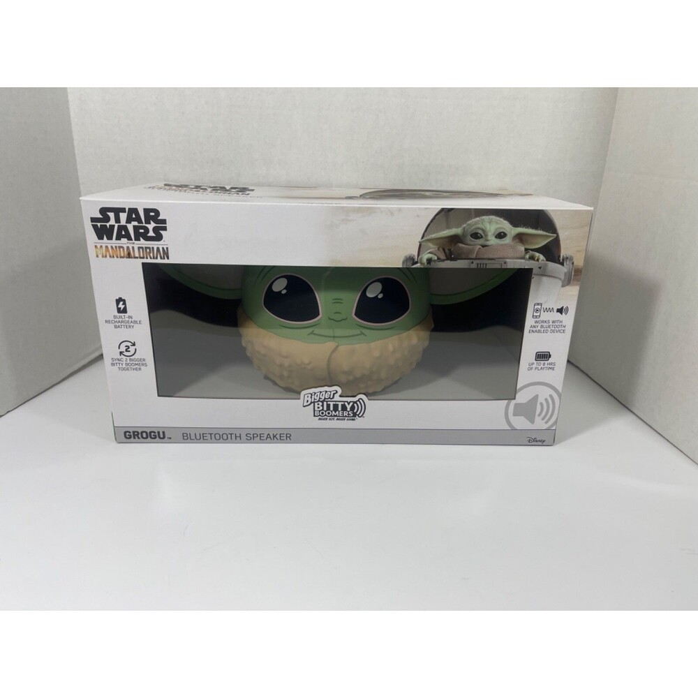 Bigger BITTY BOOMERS 8" Grogu Bluetooth Speaker Star Wars The Mandalorian FREESH
